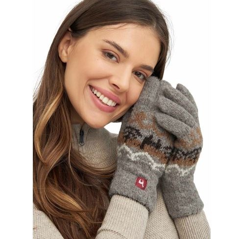 Alpaka Fingerhandschuhe NATURA - WENDBAR – Bild 2