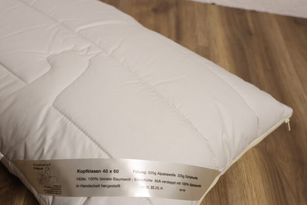 Alpaka - Kopfkissen (Standard) 40x60cm – Bild 2
