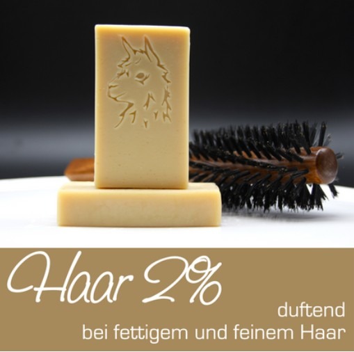 Körperpflege Alpaka Keratin Haarseife – Bild 3