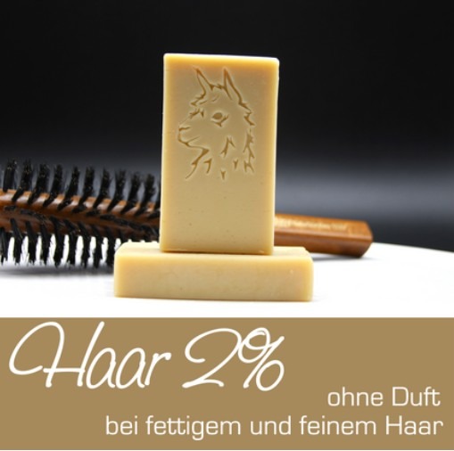 Körperpflege Alpaka Keratin Haarseife – Bild 2